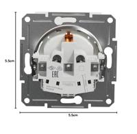 Schneider Electric EPH3170121D Wandontactdoos met klapdeksel Asfora Wit (RAL 9003) 1 stuk(s) - thumbnail