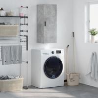 Hangkast 34,5x34x90 cm betongrijs - thumbnail