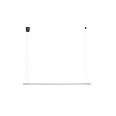 Lyora Strakke hanglampBrillia zwart 120cm - 9060279