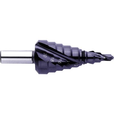 Exact 796 / 07022 HSS Getrapte boor Gezamenlijke lengte 67 mm TiAIN 3 vlakken schacht 1 stuk(s)