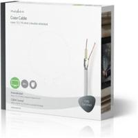 Nedis Coaxkabel op Haspel | Coax 12 | ECA | 25 m | Wit | 1 stuks - CSBG4020WT250 CSBG4020WT250 - thumbnail