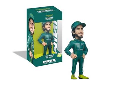 Formula 1 Minix Figure Fernando Alonso (Aston Martin) 12 cm - thumbnail