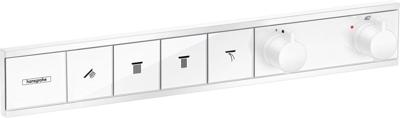 Hansgrohe RainSelect thermostaat inbouw voor 4 functies, mat wit Hansgrohe RainSelect thermostaat inbouw voor 4 functies, mat wit