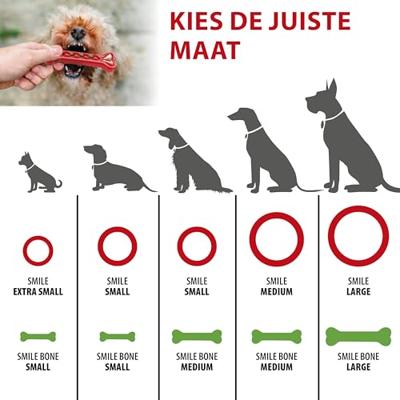 Ferplast kauwspeeltje voor honden smile large 20x18x4 cm rood