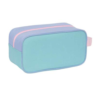 Reisschoenenrek Munich Mellow Blauw Roze Celeste 29 x 15 x 14 cm