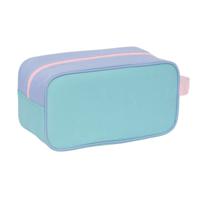 Reisschoenenrek Munich Mellow Blauw Roze Celeste 29 x 15 x 14 cm - thumbnail