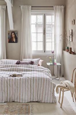 Ariadne at Home Ariande at Home Soft Lines Dekbedovertrek Offwhite 200 x 200/220 cm