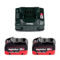 Metabo KS 18 LTX 57 18V LiHD accu cirkelzaag set in Metaloc 2 x 8,0Ah accu - 57mm | 601857810 - 601857810 - thumbnail