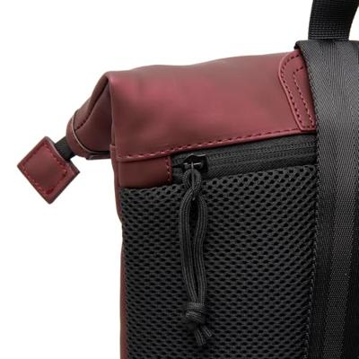 New Rebels Mart Los Angeles Metallic Burgundy 7L Rolltop Rugzak Waterafstotend