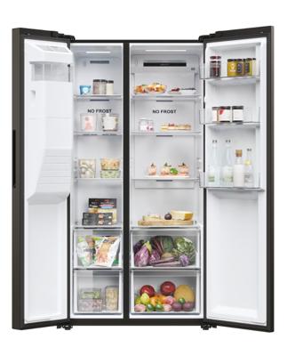 Haier SBS 90 Serie 5 HSR5918DIPB amerikaanse koelkast Vrijstaand 511 l D Zwart