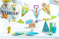 Bekers azuur blauw - 8 stuks - thumbnail