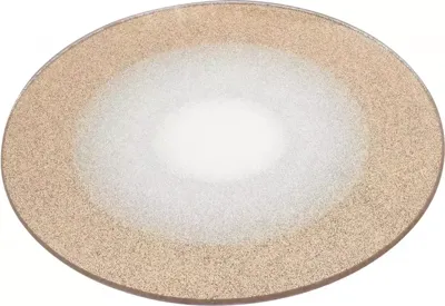 Onderzetter glas glitter 20x0.5cm goud