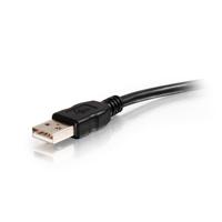 C2G Legrand USB Long Extension Cable, USB A to B Cable, Black Plug and Play Cable, 12 Meters (39.36 Feet) USB Extension Cable, 1 Count, C2G 38998 - thumbnail