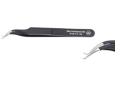 Wiha ZP20214120 Precisiepincet Professional ESD type 7abb 7abb, 120 mm - 32336 Wiha ZP20214120 Precisiepincet Professional ESD type 7abb 7abb, 120 mm - 32336