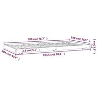 Bedframe massief grenenhout honingbruin 100x200 cm - thumbnail