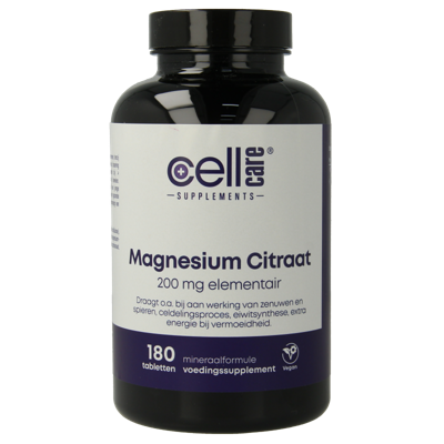 CellCare Magnesium 200mg elementair 180 Tabletten