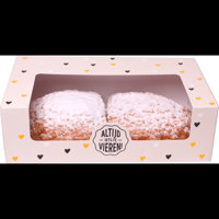 Jumbo Kersenflap met Slagroom 2 Stuks - thumbnail