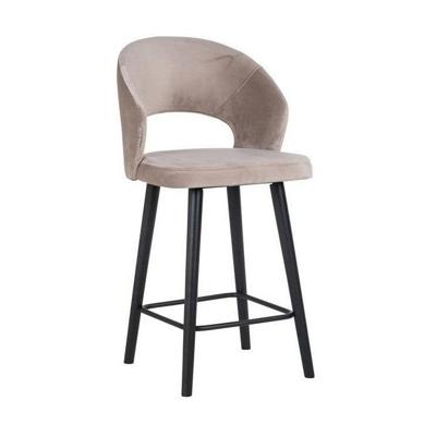 Richmond Barstoel 'Savoy' Velvet, kleur Khaki (zithoogte 68cm) Richmond Barstoel 'Savoy' Velvet, kleur Khaki (zithoogte 68cm)