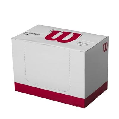 BOX OF 60 OVERGRIPS WILSON WHITE PRO
