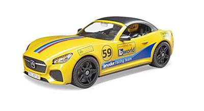bruder RAM 2500 Power Wagon en Roadster Bruder Racing Team modelvoertuig - thumbnail