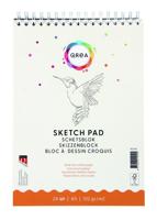 Schetsblok qrea a5 24vel 120gr spiraal - thumbnail