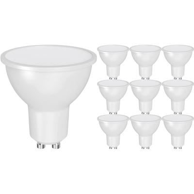 LED Spot - GU10 PAR16 - 10 Stuks - Brinton Advin - 5W 430lm 110D - 865 Helder/Koud Wit 6500K | Vervangt 50W