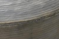 Hoofdtafel Home ESPRIT Gouden Aluminium 90 x 90 x 40 cm - thumbnail