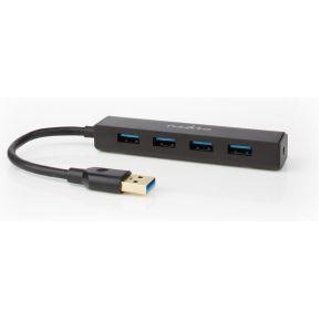 USB-hub | 4-poorts | USB 3.0 | zwart