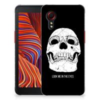 Silicone Back Case Samsung Galaxy Xcover 5 Skull Eyes - thumbnail