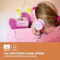 Draagbare FM-radio met CD Pink - thumbnail