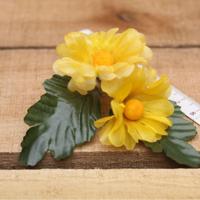 Bonbon doosjes - Chocolade doosje - Bloesemtakje geel - 24 stuks - thumbnail