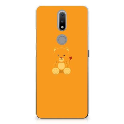 Nokia 2.4 Telefoonhoesje met Naam Baby Beer Nokia 2.4 Telefoonhoesje met Naam Baby Beer