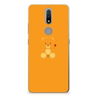 Nokia 2.4 Telefoonhoesje met Naam Baby Beer - thumbnail