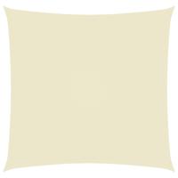 VidaXL Zonnescherm vierkant 6x6 m oxford stof crèmekleurig - thumbnail