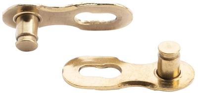 KMC fietsketting missing link 10r goud 5.88mm