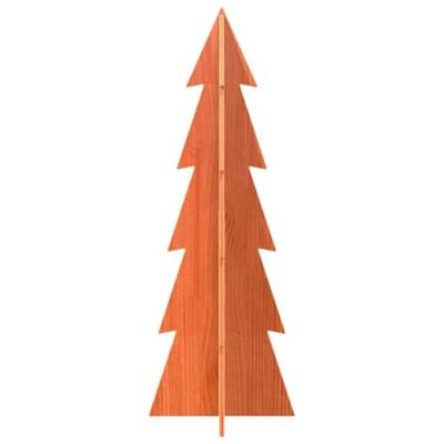 Kerstdecoratie kerstboom 112 cm massief grenenhout wasbruin Kerstdecoratie kerstboom 112 cm massief grenenhout wasbruin