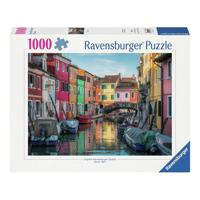 Ravensburger puzzel Burano Italië - 1000 stukjes - thumbnail