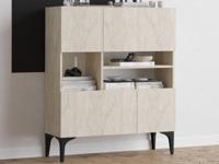 Commode HAWA 4 deuren travertijn - thumbnail