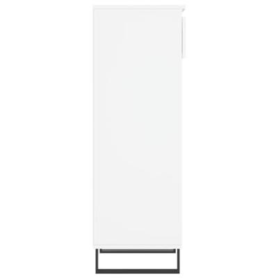 VidaXL Schoenenkast 40x36x105 cm bewerkt hout hoogglans wit