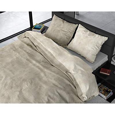 Sleeptime Flanel Washed Cotton Taupe 140 x 200/220 cm