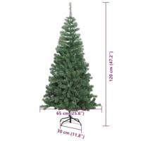 VidaXL Kerstboom met 150 led met standaard groen 120 cm pvc - thumbnail
