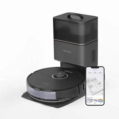 Roborock S8+ black Dweil- en zuigrobot Zwart Compatibel met Amazon Alexa, Compatibel met Google Home, Spraakgestuurd