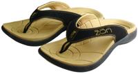 Zori Teenslippers Beige/Zwart Maat 5 - thumbnail