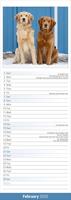 Golden Retriever Kalender 2026 Slimline - thumbnail