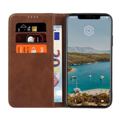 Casecentive Leren Wallet case iPhone 11 bruin