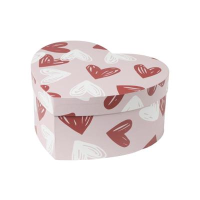 Cadeaudoos hartjes klein - 11x22x20.5 cm