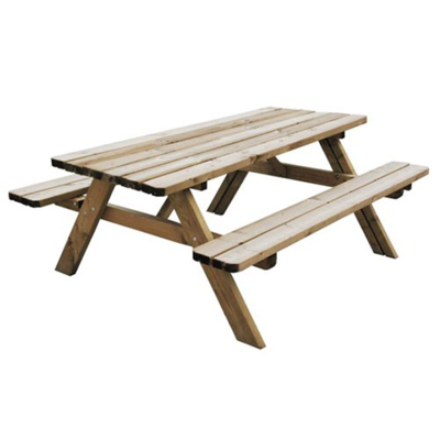 Oslo houten picknicktafel