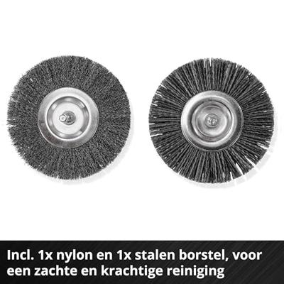 Einhell 3424070 GE-CC 18/110 Li E-Solo Accuvoegenreiniger Nylon, Staal