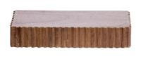 Light & Living Wandplank 'Gatura' Mangohout, 40cm, kleur Bruin - thumbnail