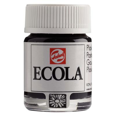Bruynzeel Ecola plakkaatverf fles 16ml zwart 700